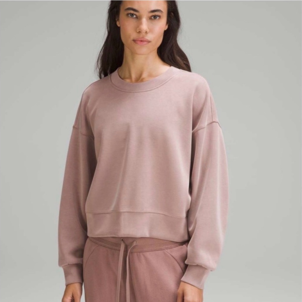 NWT lululemon athletica Perfectly Oversized Crop Crew Softreme 10